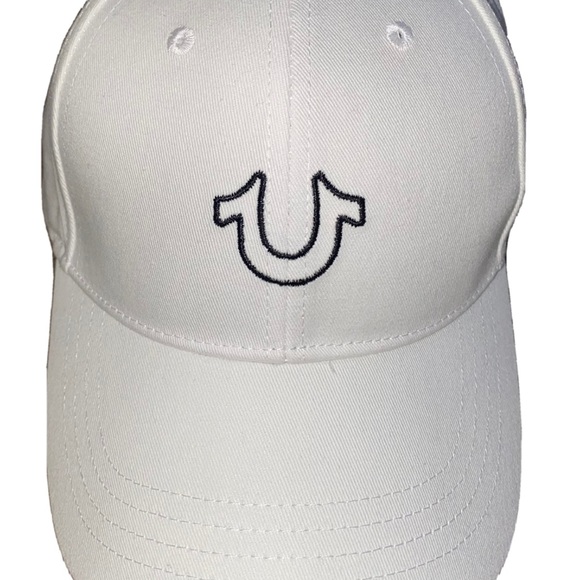 True Religion White Snapback Hat New - Picture 1 of 6